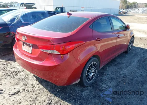 2013 Hyundai Elantra Gls/Limited из США, поврежденный, VIN 5NPDH4AE0DH225605